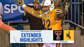 Texas Tech vs Wyoming Extended Highlights I CBS Sports