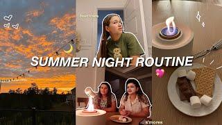 Summer night routine  2024