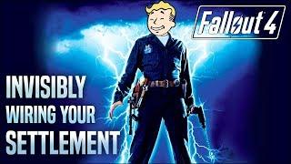 Invisible Wiring Across Your Entire Settlement  Fallout 4 No Mods Shop Class