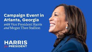 Campaign Event in Atlanta Georgia with Vice President Kamala Harris