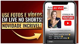  Como fazer LIVE no SHORTS do YOUTUBE com SLIDES e VÍDEOS *de Graça