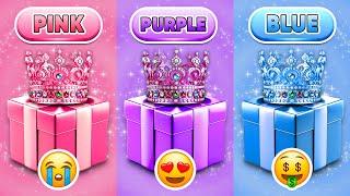 Choose Your Gift... Pink Purple or Blue  How Lucky Are You?  Quiz Shiba