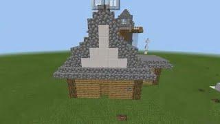 Minecraft building a position door house