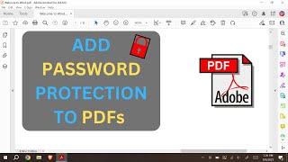 How to Add Password to PDF Documents  Encrypt PDF