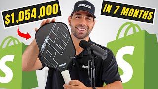 From $0 to $1054000 My Pickleball Brand Success Story