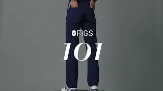 FIGS 101 Women’s Livingston™ Scrub Pant Fit and Features  FIGS Scrubs