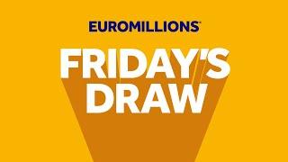 The National Lottery EuroMillions draw results from Friday 11 October 2024