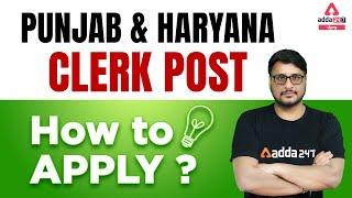 Punjab And Haryana High Court Clerk Recruitment 2022  How To Apply?  Full Details