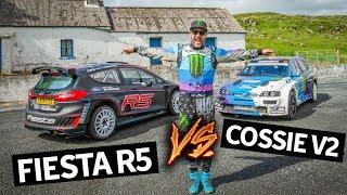 Whats Faster?? Ken Blocks Cossie V2 vs Brand New Ford Fiesta R5