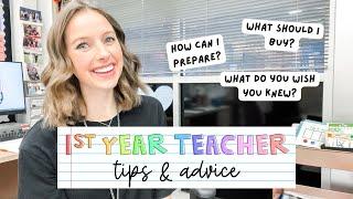 FIRST YEAR TEACHER TIPS & ADVICE  what ALL first year teachers need to know