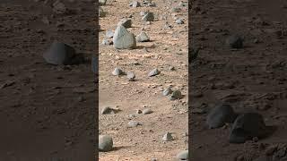 A Scratched Rock Found On Mars