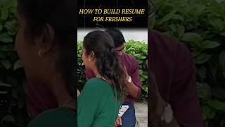 Resume Building Tips for Freshers Tamil  public review tamil