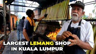 MALAYSIAN STREET FOOD - Largest Lemang Bakar Shop in KL  Lemang Daun Lerek Greenwood