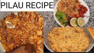 PILAU RECIPE  HOW TO COOK PILAU  SWAHILI PILAU  HOW TO COOK PILAU WITH MEAT  MEAT PILAU RECIPE