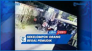 Tega Detik detik Sekelompok Orang Begal Pemudik Saat Melintas