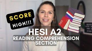 HESI A2 READING COMPREHENSION SECTION 2023  How to Score HIGH  Study Tips & Resources