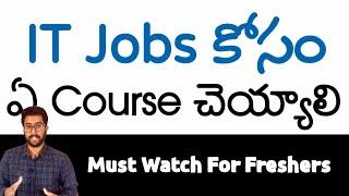 Which course is best for IT jobs in Telugu  Reality Check  Vamsi Bhavani