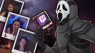 SCARING TWITCH STREAMERS W GHOSTFACE  Dead By Daylight