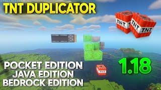Minecraft  TNT Duplicator  Pocket Edition  Make Tnt Duper Minecraft Pe  1.18
