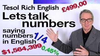 Business English - Lets talk numbers - Saying figures in English