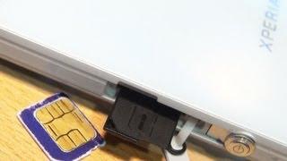 SONY XPERIA Z How to Insert Sim Card