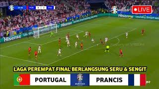  LIVE PRANCIS VS PORTUGAL • QUARTER FINAL  France Vs Portugal UEFA EURO 2024 • Ronaldo Vs Mbappe