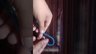 HOW TO TIE A KNOT  RUNNING BOWLINE  #SHORTS