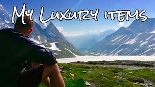 My Backpacking Luxury items I cant leave home without