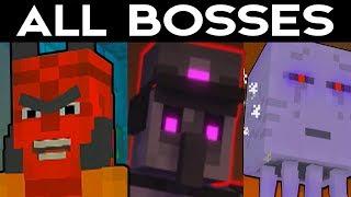 Minecraft Storymode Season 2 Episode 3 - ALL BOSSES  FINAL BOSS