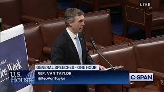 Congressman Van Taylor Thanks Collin County Police Officers on House Floor