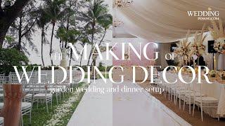 Timelapse of Contemporary Wedding Decor  OCCA Weddings