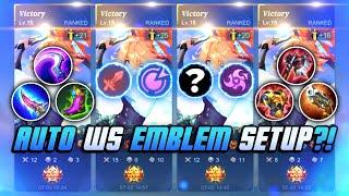 TRY THIS DANGEROUS EMBLEM SETUP FOR FANNY AUTO WIN STREAK IN NEW SEASON 29  MLBB