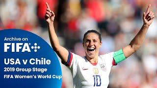 FULL MATCH USA vs Chile  FIFA Womens World Cup 2019
