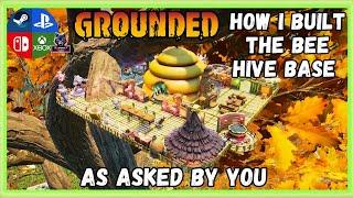 Grounded How I Made The Bee Hive Base As Asked By You.