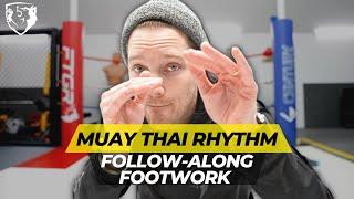 Got no rhythm? Try this #muaythai footwork drill