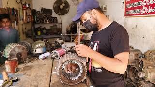 Electric Motor Rewinding - An Amazing Technique You Must See