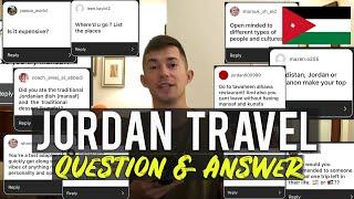 My experience traveling JORDAN Q&A  تجربتي بالسفر في الأردن سؤال و جواب