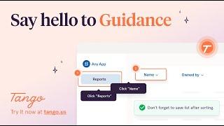 Introducing Guidance by Tango