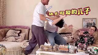 Son Gets Spanked By Dad After His Antics