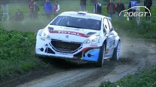 Ford Fiesta R5 VS Peugeot 208 T16 R5 Rally Ypres 2013 HD