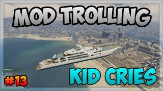 GTA 5 Online MOD MENU TROLLING - KID CRYING #13 GTA 5 MODS