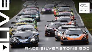 LIVE  Race  Silverstone 500  2024 British GT Championship