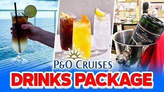 Is the P&O Cruises Drinks Package worth it? - 4K - with Menus
