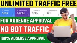 How To Get Organic Traffic For AdSense Approval  Best Traffic Exchange Websites  Free Traffic 2024