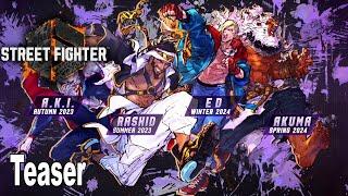 Street Fighter 6 Rashid Aki Ed Akuma Teaser