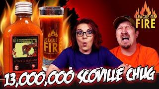 13000000 Scoville Worlds Spiciest Hot Sauce Chug Challenge