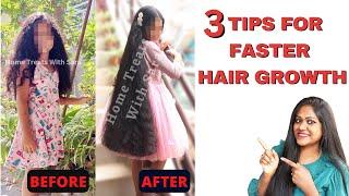 Haircare Secrets Unveiled -     3 Tips For FASTER Hair Growth How To Grow Long & Thick Hair