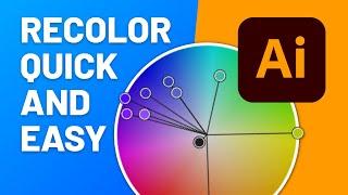 5 ways to Recolor your Designs on Adobe Illustrator