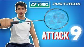 Yonex Astrox Attack 9 Review in 2024  Best racket under ₹2000