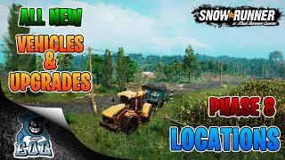 Snowrunner All New Vehicles Locations Phase 8 DLC